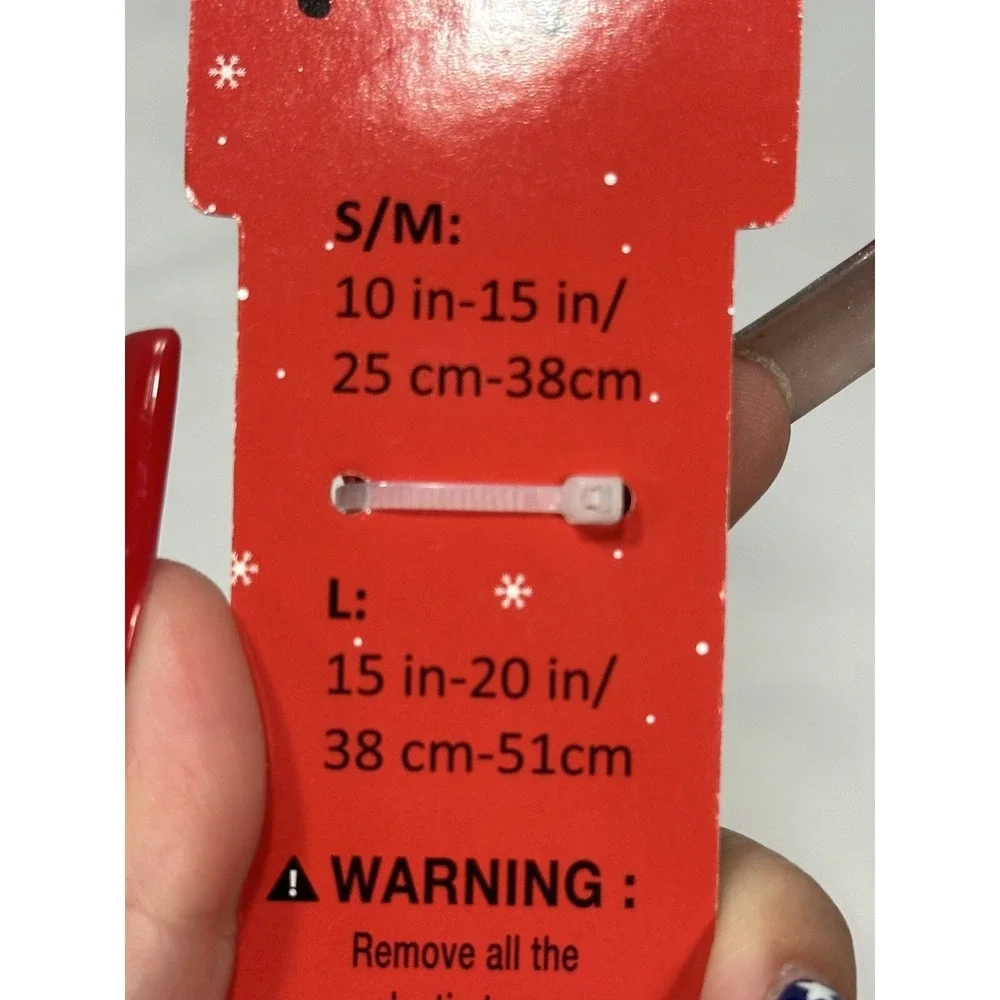 NEW holiday pet dog collar size small medium 10-15 inches‎
